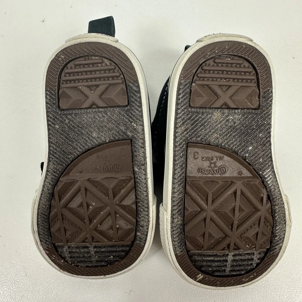 Converse Chuck Taylor All Star‎ Street Ox Toddler Shoes Size 3 Black 726090F